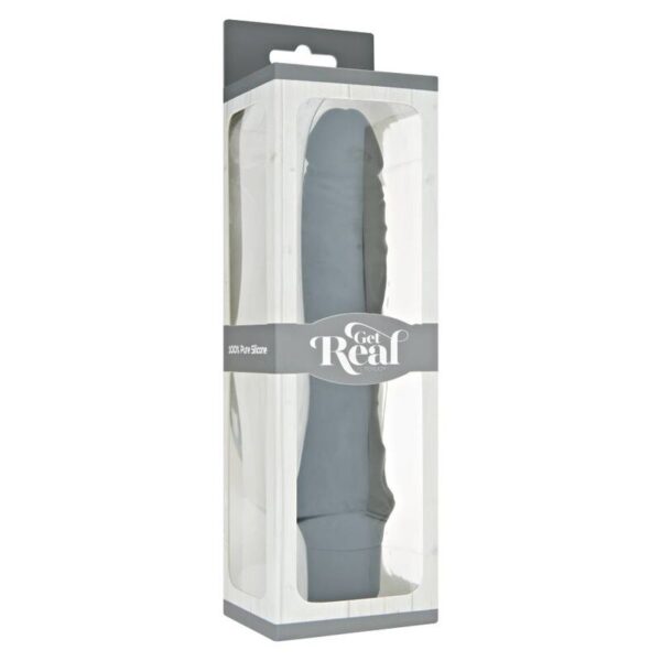 GET REAL - KLASSISCHER GROSSER SCHWARZER VIBRATOR – Bild 3