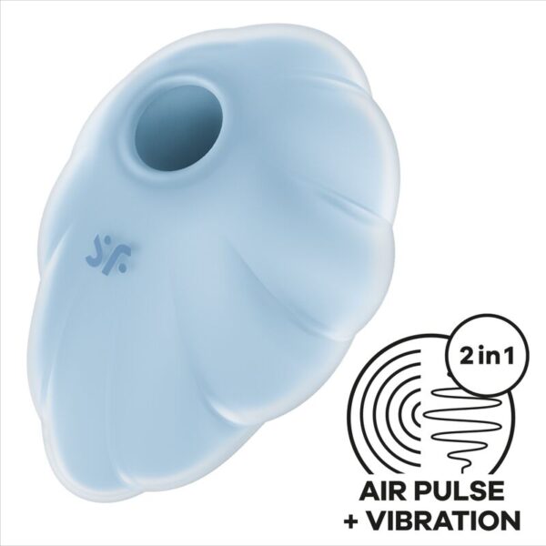 SATISFYER - CLOUD DANCER BLUE AIR PULSE VIBRATOR – Bild 3