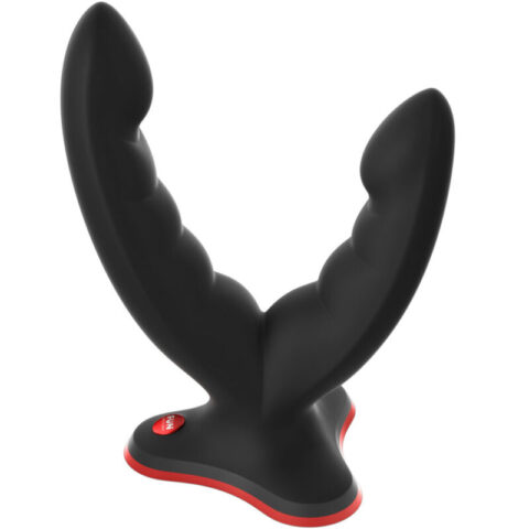 FUN FACTORY - RYDE DOPPELDILDO & MASSAGER SCHWARZ