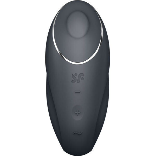 SATISFYER - TAP & CLIMAX 1 AUFLEGVIBRATOR SCHWARZ