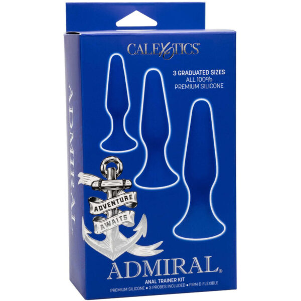 CALEXOTICS - ADMIRAL KIT 3 ANALPLUG BLAU – Bild 4