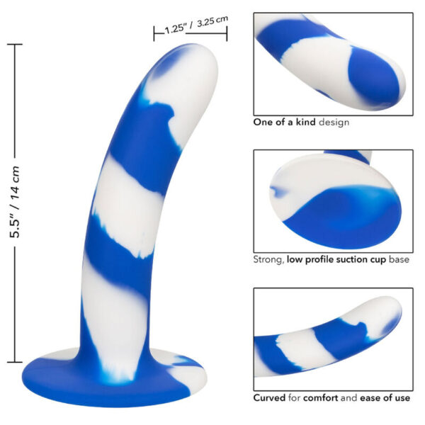 CALEXOTICS - ADMIRAL SWIRL DILDO FLEXIBEL – Bild 4