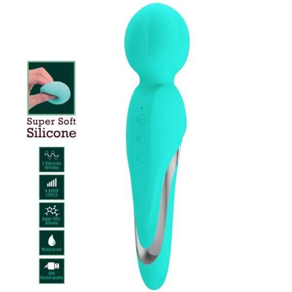 PRETTY LOVE - WALTER VIBRATOR STAB AQUA GRÜN – Bild 7