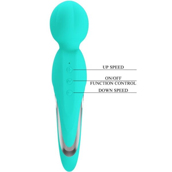 PRETTY LOVE - WALTER VIBRATOR STAB AQUA GRÜN – Bild 6