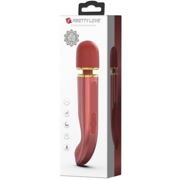 PRETTY LOVE - MASSAGER 7 VIBRATIONSMODI ROSA – Bild 10