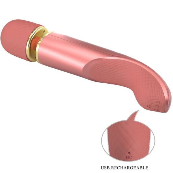 PRETTY LOVE - MASSAGER 7 VIBRATIONSMODI ROSA – Bild 9