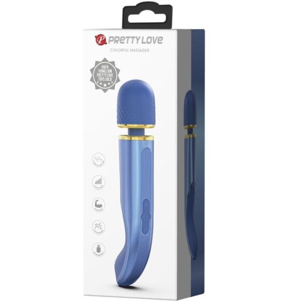 PRETTY LOVE - MASSAGER 7 VIBRATIONSMODI BLAU – Bild 10