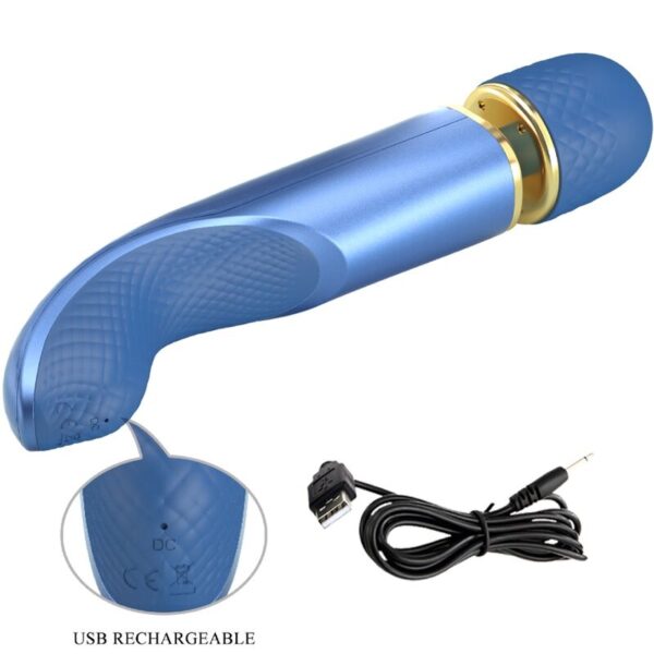 PRETTY LOVE - MASSAGER 7 VIBRATIONSMODI BLAU – Bild 9