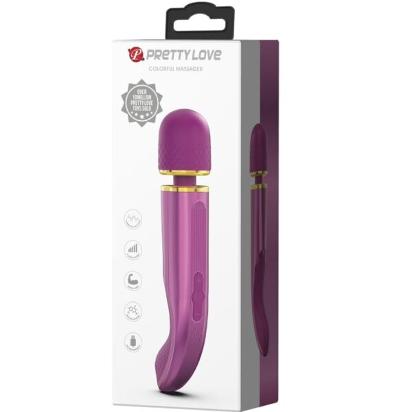 PRETTY LOVE - MASSAGER 7 VIBRATIONSMODI LILA – Bild 10