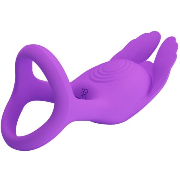 PRETTY LOVE - SILAS VIBRANT PENIS RING 7 VIBRATIONEN LILA SILIKON – Bild 3