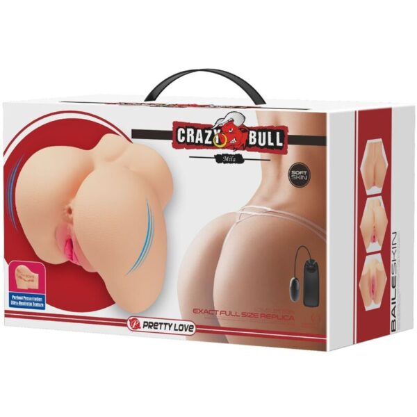 CRAZY BULL - REALISTISCHER VAGINA- UND ANUS-MILA-VIBRATOR – Bild 9