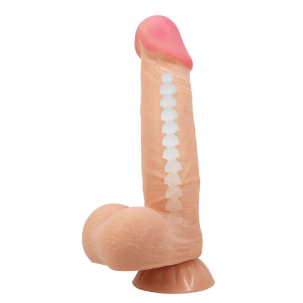 PRETTY LOVE - SLIDING SKIN SERIES REALISTISCHER DILDO MIT GLEITENDEM HAUT-SAUGNAP 21,8 CM – Bild 6