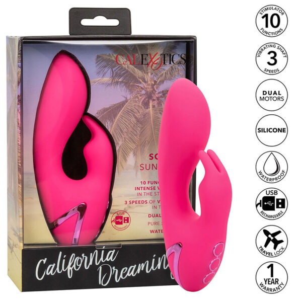 CALEXOTICS - SO. CAL SUNSHINE VIBRATOR RABBIT FUCHSIA VON CALIFORNIA DREAMING – Bild 2