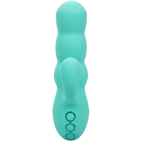 CALEXOTICS - DEL MAR DIVA VIBRATOR RABBIR AQUA GRÜN VON CALIFORNIA DREAMING – Bild 2