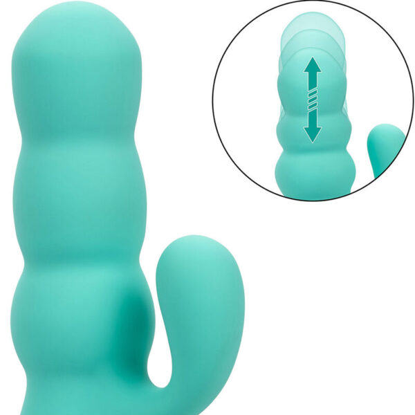 CALEXOTICS - DEL MAR DIVA VIBRATOR RABBIR AQUA GRÜN VON CALIFORNIA DREAMING – Bild 10