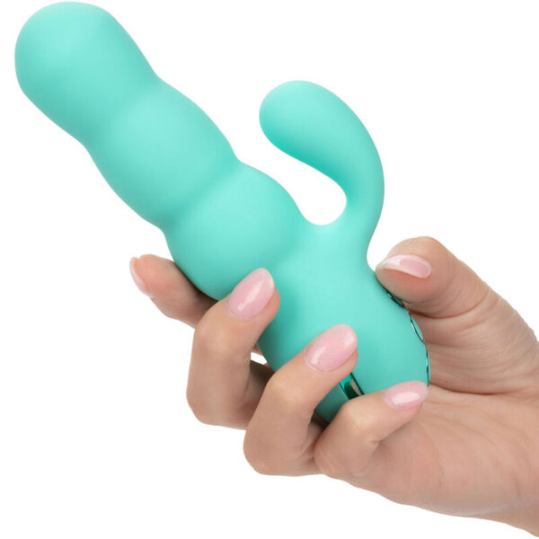 CALEXOTICS - DEL MAR DIVA VIBRATOR RABBIR AQUA GRÜN VON CALIFORNIA DREAMING – Bild 7