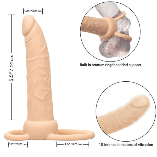 CALEXOTICS - PERFORMANCE MAXX WIEDERAUFLADBARER DUAL PENETRATOR, HELLE HAUT – Bild 13