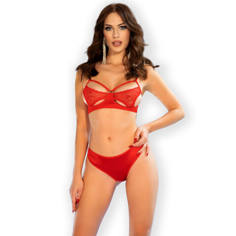 CHILIROSE - CR 4676 SET ZWEI TEILE ROT L