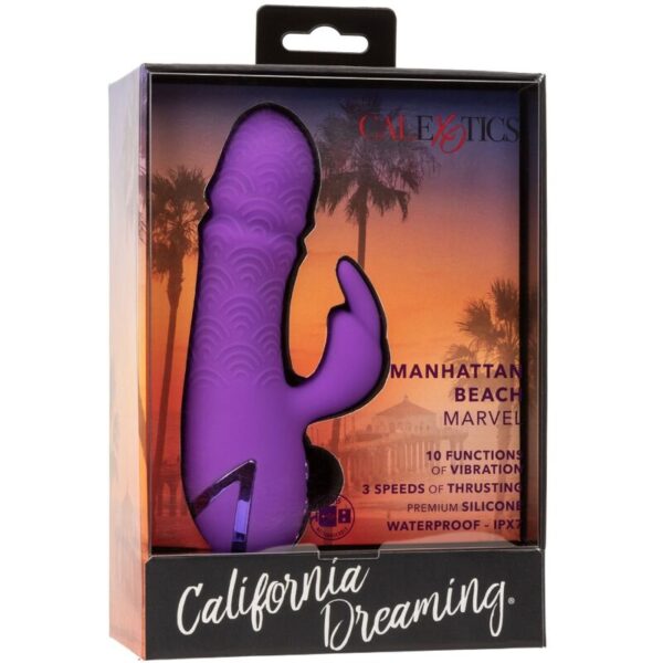 CALEXOTICS - MANHATTAN BEACH MARVEL VIBRATOR RABBIT LILA VON CALIFORNIA DREAMING – Bild 10