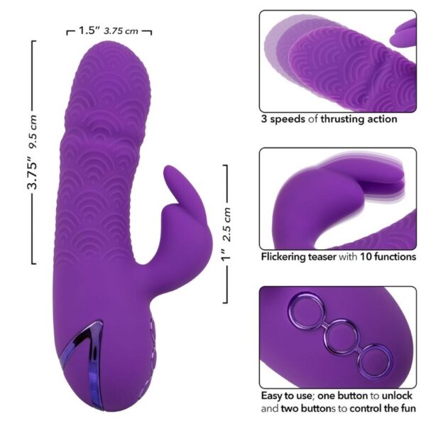 CALEXOTICS - MANHATTAN BEACH MARVEL VIBRATOR RABBIT LILA VON CALIFORNIA DREAMING – Bild 7