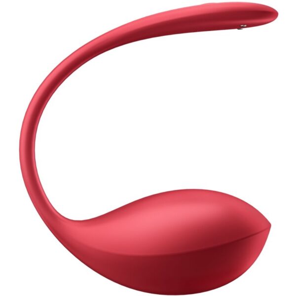 SATISFYER - SHINY PETAL G POINT FERNBEDIENUNGS STIMULATOR ROT KOSTENLOSE APP – Bild 2