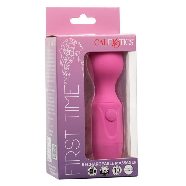 CALEXOTICS - FIRST TIME WIEDERAUFLADBARER MASSAGER 10 VIBRATIONEN ROSA – Bild 10