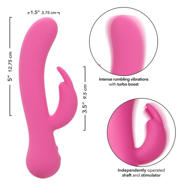 CALEXOTICS - FIRST TIME VIBRATOR RABBIT WIEDERAUFLADBAR ROSA – Bild 7