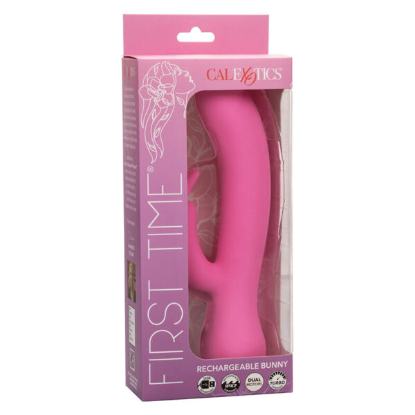 CALEXOTICS - FIRST TIME VIBRATOR RABBIT WIEDERAUFLADBAR ROSA – Bild 10