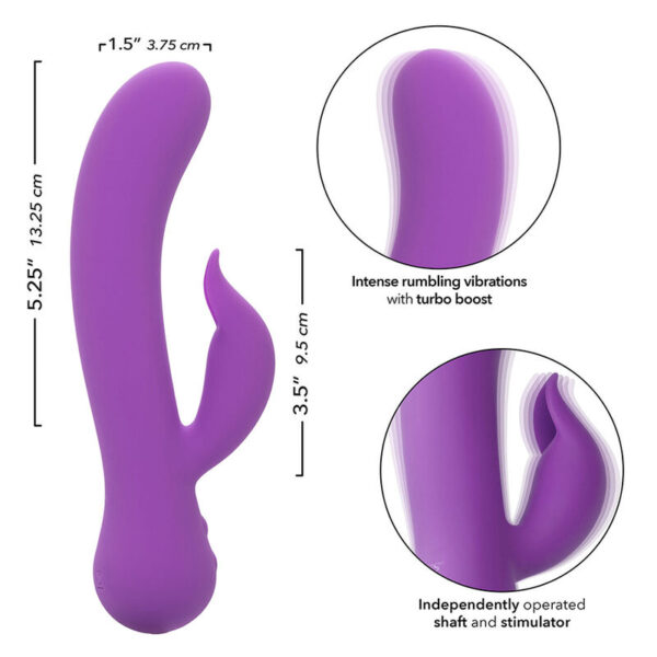 CALEXOTICS - FIRST TIME VIBRATOR PLEASER WIEDERAUFLADBAR LILA – Bild 7