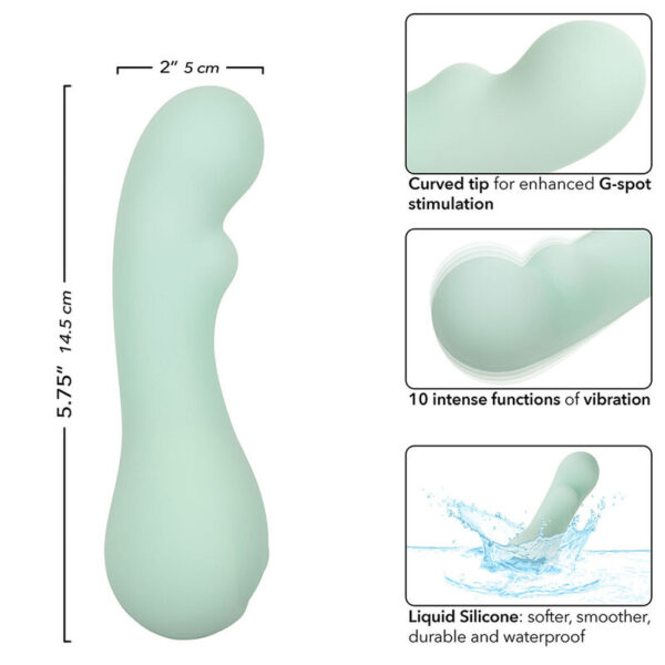 CALEXOTICS - PACIFICA BORA BORA ESTIMULATOR G-SPOT 10 VIBRATIONEN AQUA – Bild 7