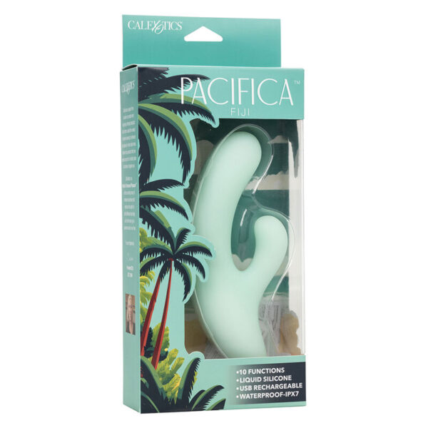 CALEXOTICS - PACIFICA FIJI VIBRATOR & ESTIMULATOR G-PUNKT 10 VIBRATIONEN AQUA – Bild 10