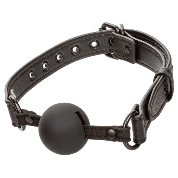 CALEXOTICS - NOCTURNAL BALL GAG SILIKON SCHWARZ – Bild 2