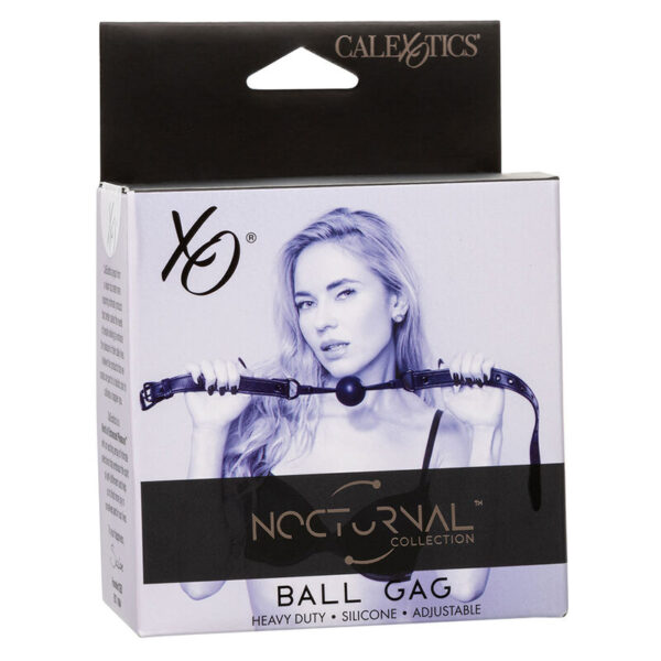 CALEXOTICS - NOCTURNAL BALL GAG SILIKON SCHWARZ – Bild 7