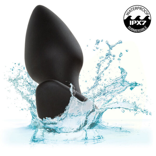 CALEXOTICS - ROCK BOTTOM PERFECT ANAL PLUG 10 VIBRATIONEN SILIKON SCHWARZ – Bild 9