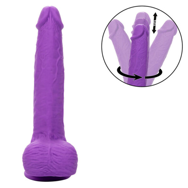 CALEXOTICS - STUDS WIEDERAUFLADBARER UND ROTIERENDER VIBRATOR 10 VIBRATIONEN LILA – Bild 6