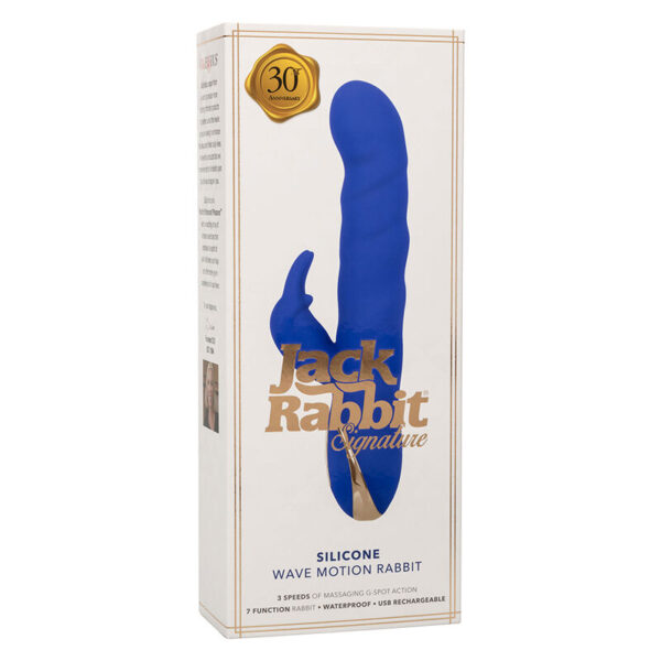 CALEXOTICS - JACK RABBIT VIBRATOR WELLENBEWEGUNG BLAU – Bild 10