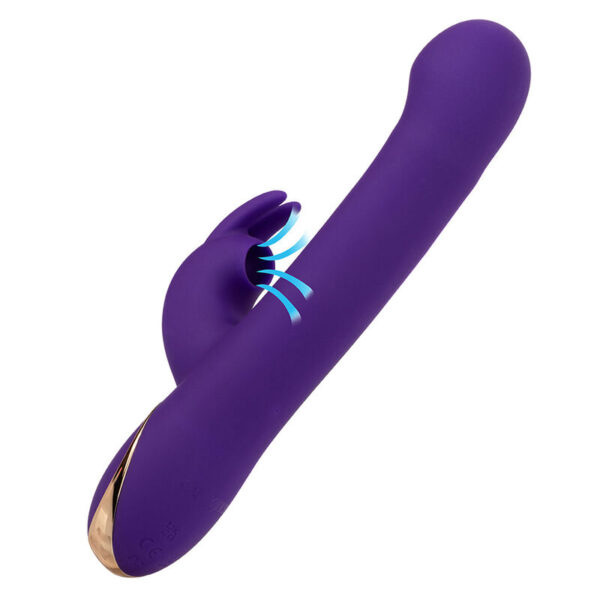 CALEXOTICS - JACK RABBIT VIBRATOR & STIMULATOR 7 VIBRATIONEN UND SAUGMODUS BLAU – Bild 5