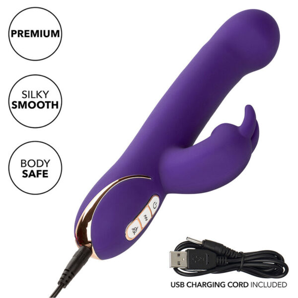 CALEXOTICS - JACK RABBIT VIBRATOR & STIMULATOR 7 VIBRATIONEN UND SAUGMODUS BLAU – Bild 9