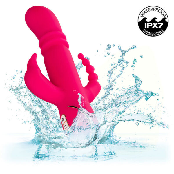 CALEXOTICS - JACK FANTASY DREIFACH BEHEIZTER VIBRATOR RABBIT ROSA – Bild 9