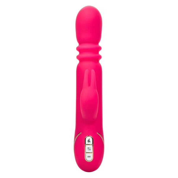 CALEXOTICS - JACK FANTASY DREIFACH BEHEIZTER VIBRATOR RABBIT ROSA – Bild 4