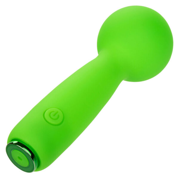 CALEXOTICS - NEON VIBES THE BUBBLY VIBE MINI-MASSAGER 10 VIBRATIONEN GRÜN – Bild 4