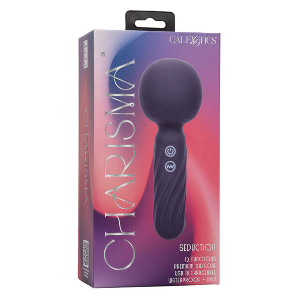 CALEXOTICS - CHARISMA SEDUCTION MASSAGER 12 FUNKTIONEN 17,75 CM X 6,25 CM LILA – Bild 9