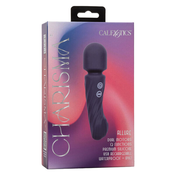 CALEXOTICS - CHARISMA ALLURE MASSAGER DOPPELMOTOR 12 FUNKTIONEN 17,25 CM X 4,5 CM LILA – Bild 9