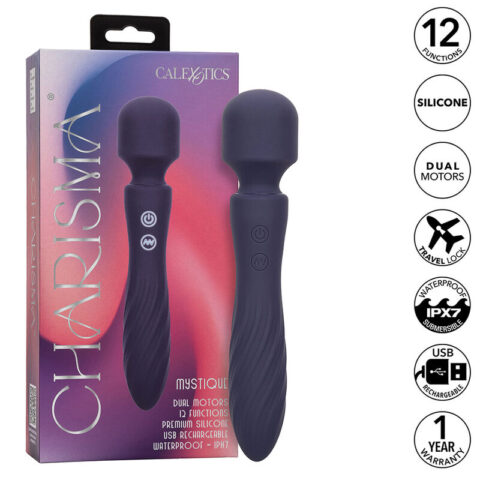 CALEXOTICS - CHARISMA MYSTIQUE MASSAGER DOPPELMOTOR 12 FUNKTIONEN 20