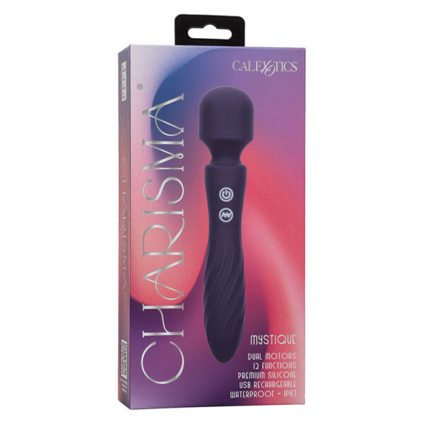 CALEXOTICS - CHARISMA MYSTIQUE MASSAGER DOPPELMOTOR 12 FUNKTIONEN 20,5 CM X 4,5 CM LILA – Bild 10