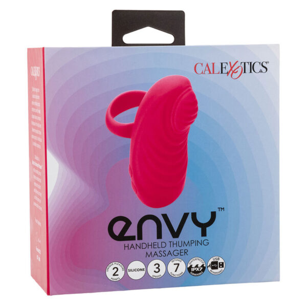 CALEXOTICS - ENVY HANDMASSAGER MIT ROLLBALL, 7 VIBRATIONEN, ROSA – Bild 10