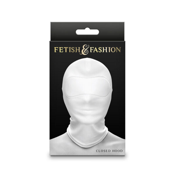 NS NOVELTIES - FETISH & FASHION GESCHLOSSENE MASKE NYLON WEISS – Bild 2