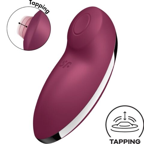 SATISFYER - TAP & CLIMAX 2 VIBRATOR & STIMULATOR ROT