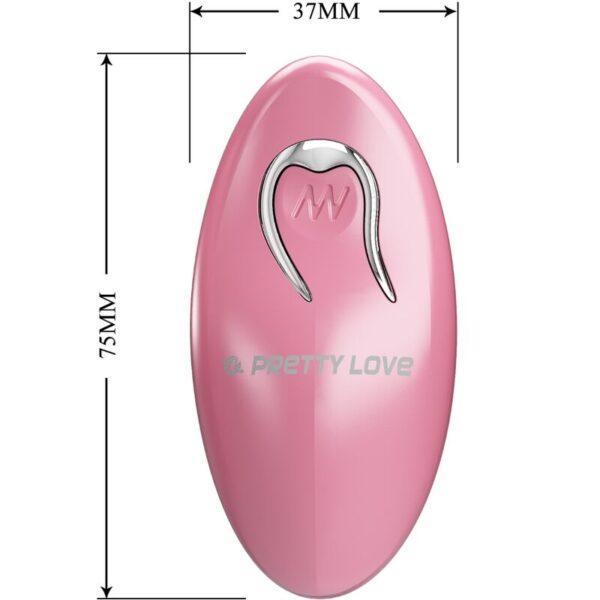 PRETTY LOVE - CAILEY NIPPELKLEMMEN 10 VIBRATIONEN FERNBEDIENUNG ROSA – Bild 4