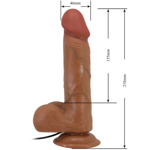 BAILE - BAHAMUT REALISTISCHER VIBRATOR 21,8 CM FLESH FERNBEDIENUNG – Bild 5